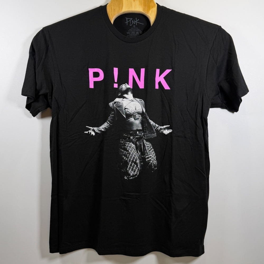 P!nk 2023 Concert Tour Band T-Shirt Black XL Mens/Unisex Short Sleeve NWOT